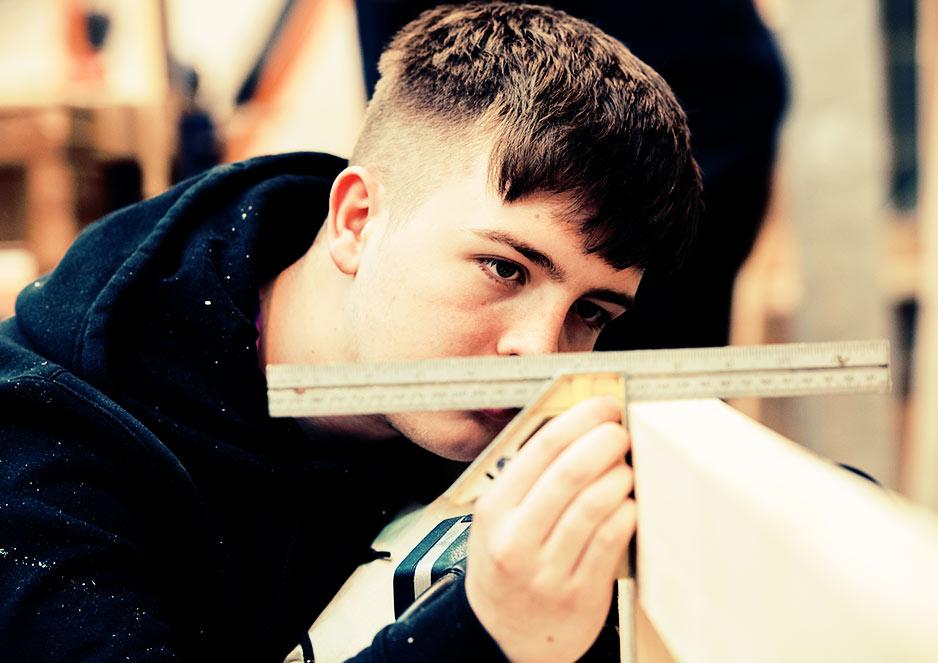 As a carpentry student you’ll need to be accurate and work to strict measurements to produce quality products.