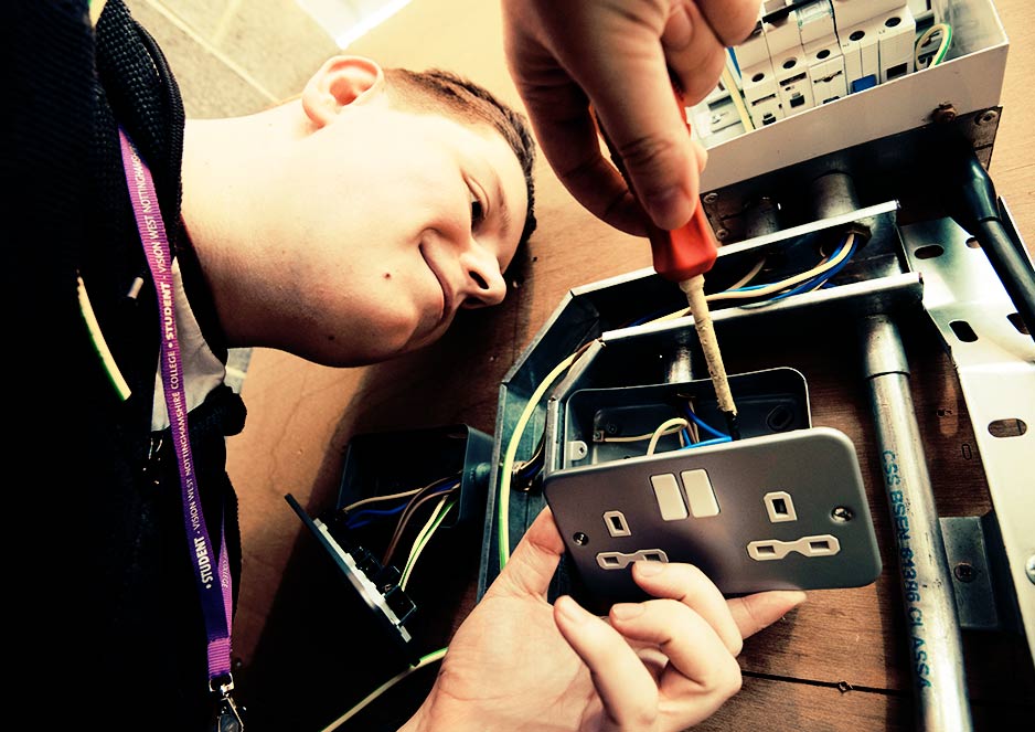 From PAT testing to rewiring, electrical students will learn the skills they need to work safely in real-life situations.