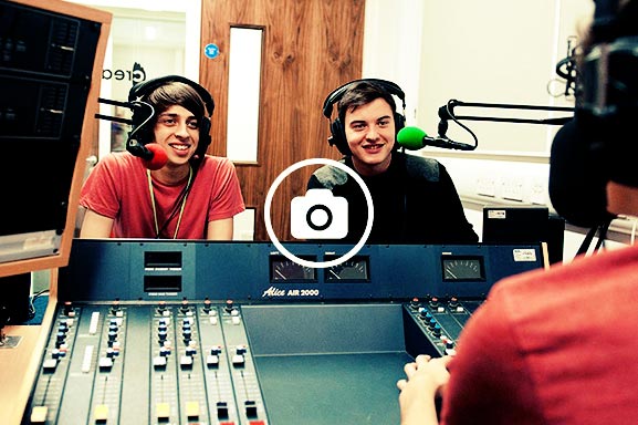 The college's radio station allows students to build skills in live and recorded broadcasting.