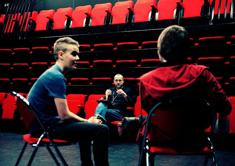 Performing arts students have access to Create Theatre - the college's 150-seat contemporary theatre.