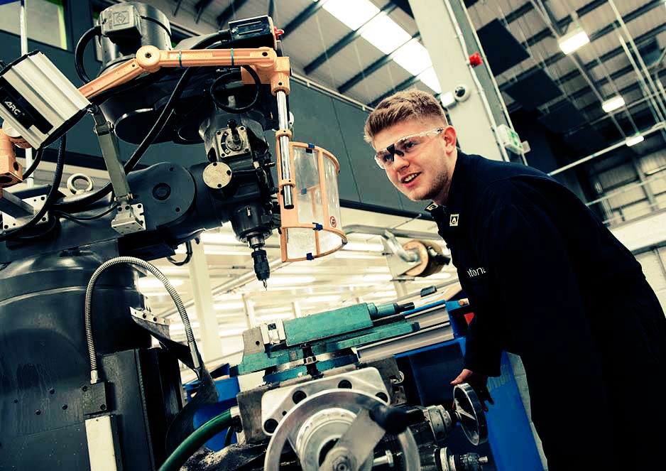 The latest industry-standard equipment is used to help boost students’ practical skills.